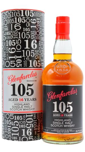 Glenfarclas 16 year old 105 Cask Strength Highland Single Malt Scotch Whisky 70cl 60 ABV