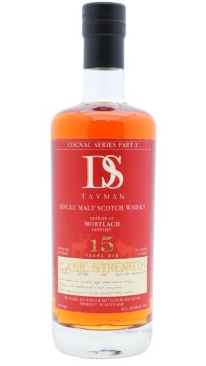 Mortlach 15 year old DS Tayman Cognac Series Single Malt Scotch Whisky 70cl 5575 ABV0