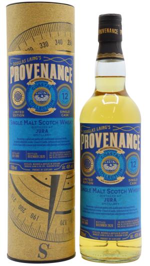 Jura 12 year old Douglas Laing Provenance Coastal Collection Single Cask 14553 2008 Whisky 70cl 46 ABV