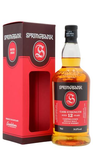 Springbank 12 year old Cask Strength Batch 18 Campbeltown Single Malt Scotch Whisky 70cl 548 ABV