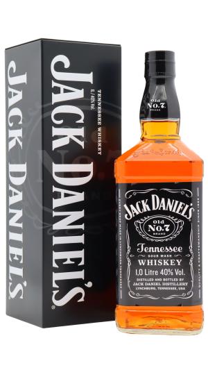 Jack Daniels Old No 7 Tennessee Whiskey 100cl 40 ABV 1 Litre Gift Tin