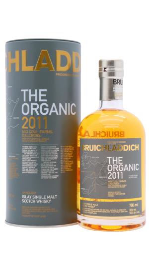 Bruichladdich 11 year old The Organic Islay Single Malt Scotch 2011 Whisky 70cl 50 ABV