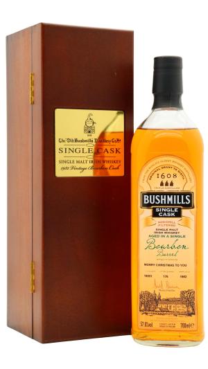 Bushmills Millenium Malt Single Cask 18551 Irish 1982 Whiskey 70cl 578 ABV0