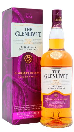 Glenlivet Distillers Reserve Triple Cask Matured Single Malt Scotch Whisky 100cl 40 ABV 1 Litre