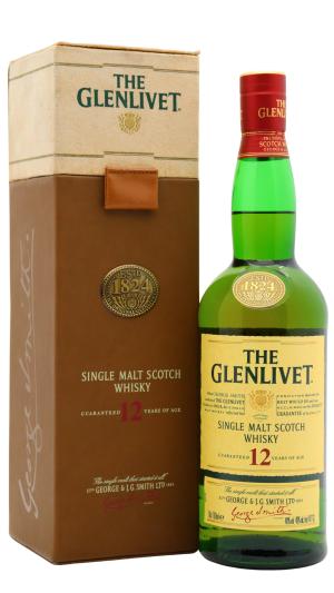Glenlivet 12 year old Single Malt Scotch Whisky 70cl 40 ABV Old Bottling