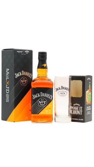 Jack Daniels Old No 7 McLaren Formula 1 Team 2025 Edition Tennessee Whiskey 70cl 43 ABV Includes Highball Glass