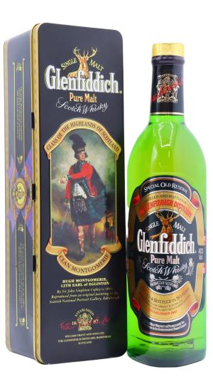 Glenfiddich 12 year old Clans Of The Highlands Clan Montgomerie Single Malt Scotch Whisky 70cl 40 ABV