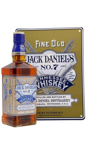 Jack Daniels Old No 7 Legacy Edition 3 Tennessee Whiskey 70cl 43 ABV Includes Bar Sign