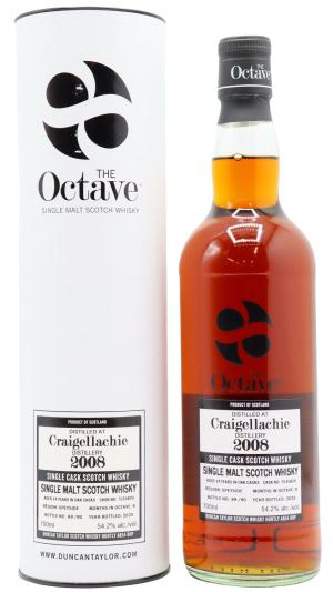 Craigellachie 14 year old The Octave Single Sherry Cask 7535829 2008 Whisky 70cl 542 ABV