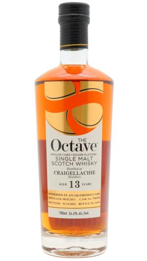 Craigellachie 13 year old The Octave Single Oloroso Sherry Cask 7540769 2011 Whisky 70cl 546 ABV0