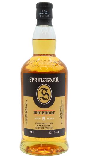Springbank 5 year old 100 Proof Campbeltown Single Malt Scotch Whisky 70cl 571 ABV0