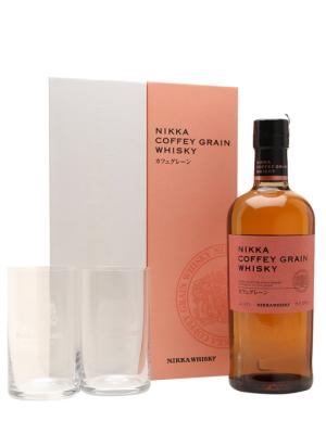 Nikka Coffey Grain Whisky 2 Glass Gift Set Japanese Whisky