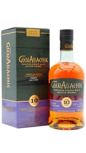 GlenAllachie 10 year old French Virgin Oak Finished Single Malt Scotch Whisky 70cl 48 ABV