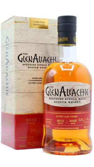 GlenAllachie 9 year old Wine Series The Cuvee Wine Cask Finish Single Malt Scotch 2012 Whisky 70cl 48 ABV