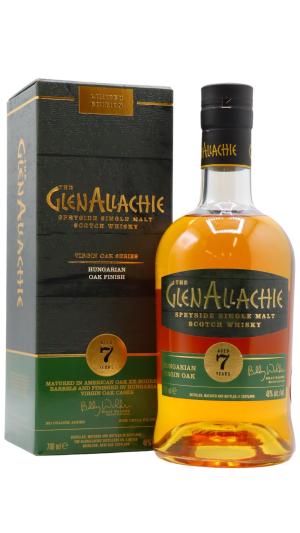 GlenAllachie 7 year old Hungarian Virgin Oak Finish Single Malt Scotch Whisky 70cl 48 ABV
