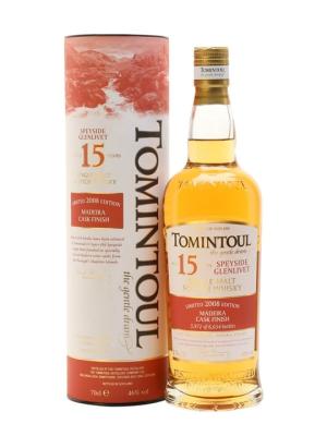 Tomintoul 2008 15 Year Old Madeira Finish Speyside Whisky