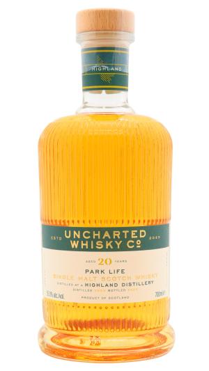 Park Life 20 year old Uncharted Whisky Co Highland Single Malt Scotch 2004 Whisky 70cl 55 ABV0