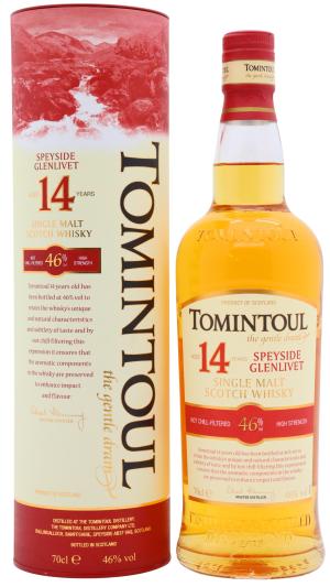 Tomintoul 14 year old Speyside Single Malt Scotch Whisky 70cl 46 ABV