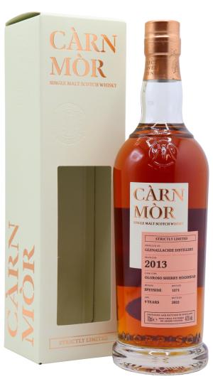 GlenAllachie 9 year old Carn Mor Strictly Limited Oloroso Sherry Cask Finish Single Malt Scotch 2013 Whisky 70cl 475 ABV