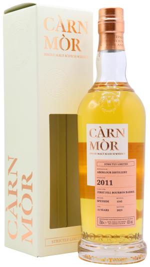 Aberlour 11 year old Carn Mor Strictly Limited First Fill Bourbon Cask Finish Single Malt Scotch 2011 Whisky 70cl 475 ABV