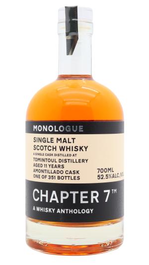 Tomintoul 11 year old Chapter 7 Single Cask 11124 2010 Whisky 70cl 525 ABV