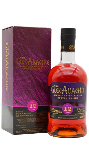 GlenAllachie 12 year old Speyside Single Malt Scotch Whisky 70cl 46 ABV Old Bottling