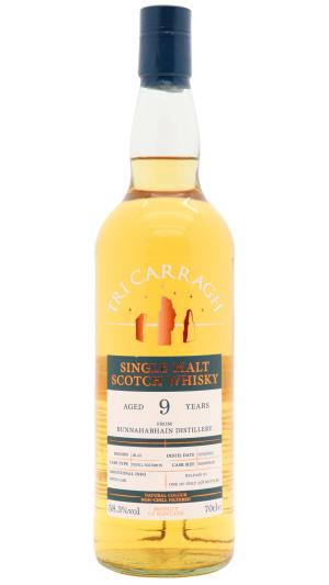 Bunnahabhain 9 year old Tri Carragh Release No 1 Single Bourbon Cask Scotch 2013 Whisky 70cl 583 ABV