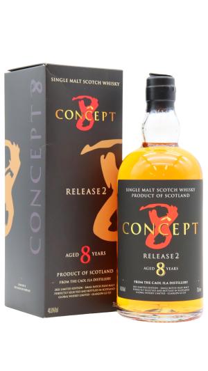 Caol Ila 8 year old Concept 8 Release 2 Single Malt Scotch 2012 Whisky 70cl 408 ABV
