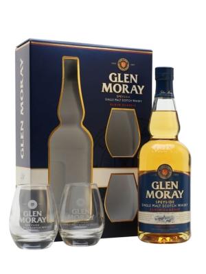 Glen Moray Classic Glass Set Speyside Single Malt Scotch Whisky