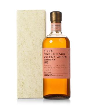 Nikka 1992 13 Year Old Single Cask Coffey Grain 2005 Bottling with Box