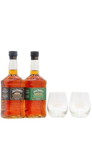 Jack Daniels Bonded Bonded Rye Tennessee Whiskey 70cl x 2 50 ABV Bundle