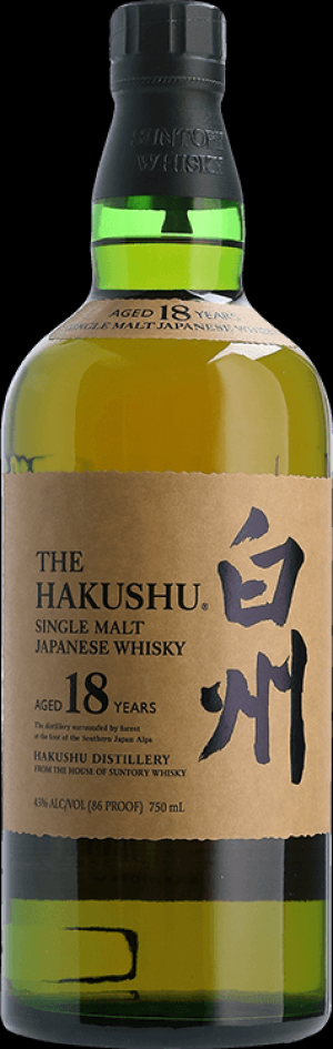 Suntory Whisky Hakushu 18 Year Old