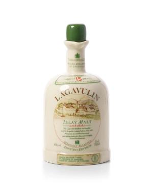 Lagavulin 15 Year Old White Horse Distillers Ceramic Decanter