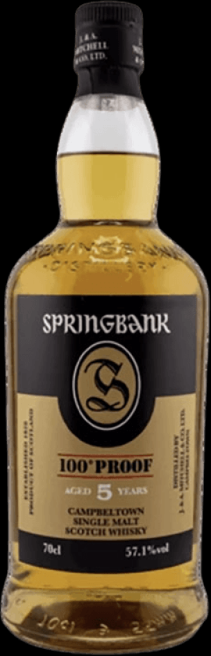 Springbank 5 Year Old 100 Proof Whisky