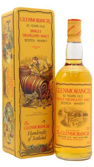 Glenmorangie 10 year old Highland Single Malt Scotch Whisky 75cl 40 ABV 1980s Bottling 75cl
