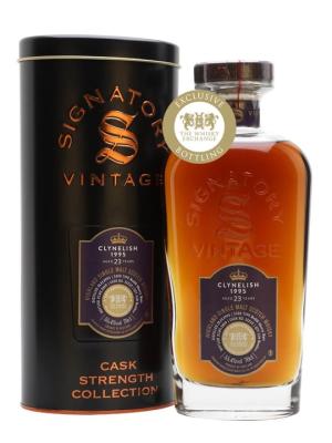 Clynelish 1995 23 Year Old Sherry Cask Signatory for The Whisky Exchange Highland Whisky