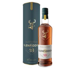 Glenfiddich 18 Year Old Speyside Single Malt Scotch Whisky 70cl