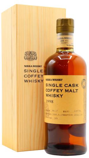Nikka 13 year old Coffey Malt Single Cask 218774 1998 Whisky 70cl 58 ABV