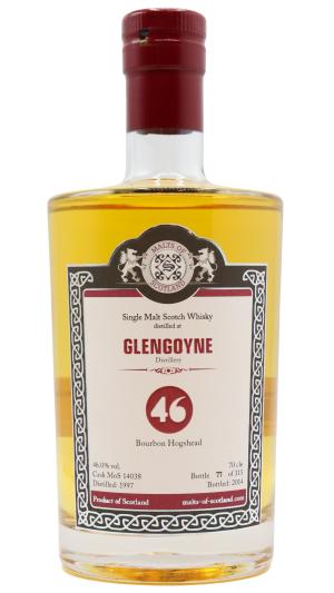 Glengoyne 17 year old Bartels Single Cask 14038 1997 Whisky 70cl 46 ABV