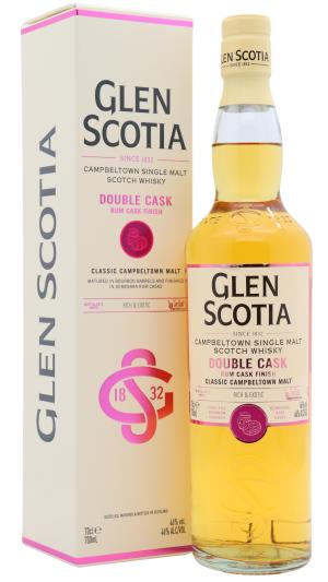 Glen Scotia Double Cask Rum Cask Finish Campbeltown Single Malt Scotch Whisky 70cl 46 ABV