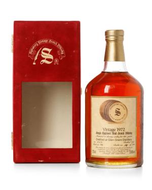 Glen Grant 1972 23 Year Old Signatory Vintage 1995 Bottling with Case