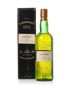 Lagavulin 1978 15 Year Old Cadenheads 1993 Bottling with Box