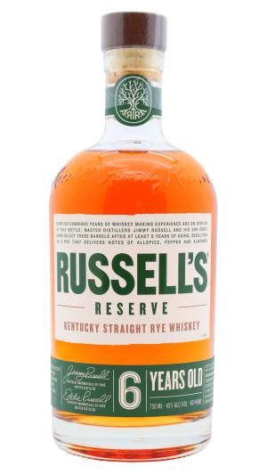 Wild Turkey 6 year old Russells Reserve Kentucky Straight Rye Whiskey 75cl 45 ABV