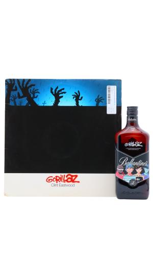 Ballantines True Music Icons Gorillaz Edition Blended Scotch Whisky 70cl 40 ABV Includes Gorillaz Clint Eastwood 12 Vinyl