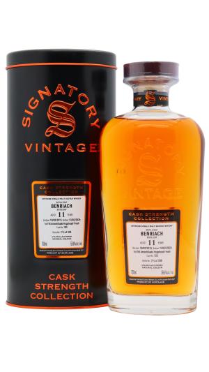 Benriach 11 year old Signatory Vintage Cask Strength Collection Single Cask 103 2015 Whisky 70cl 586 ABV
