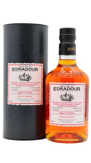 Edradour 12 year old Small Batch Burgundy Cask Single Malt Scotch 2013 Whisky 70cl 46 ABV