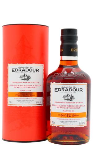 Edradour 12 year old Cask Strength Batch 8 Single Malt Scotch Whisky 70cl 58 ABV