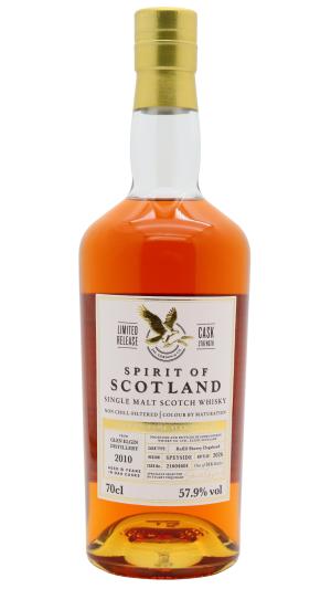 Glen Elgin 15 year old Spirits Of Scotland Single Cask 21604601 2010 Whisky 70cl 579 ABV