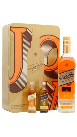 Johnnie Walker Blue Label 18YO Gold Label Blended Scotch Whisky 70cl 5cl x 2 40 ABV Gift Pack