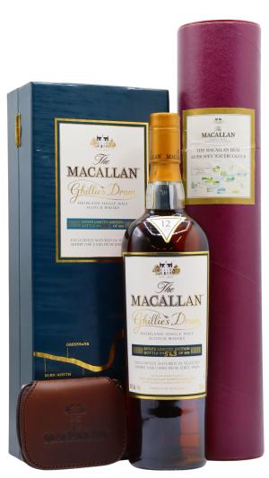 The Macallan 12 year old Original Watercolour Print Ghillies Dram Single Malt Scotch 1995 Whisky 70cl 40 ABV